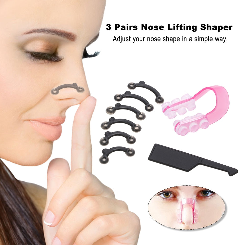 6Pcs/3 Pairs 3 Size Nose Up Lifting Shaper - Thejewellerystyle