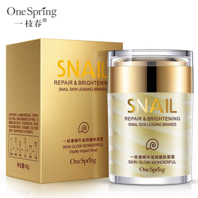 Natural Snail Cream Facial Moisturizer Face - Thejewellerystyle