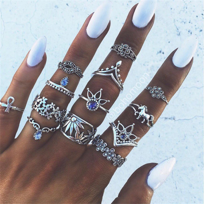7 Style Vintage Knuckle Rings for Women - Thejewellerystyle