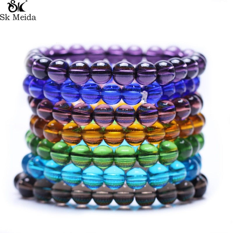 Colorful Transparent Beads Bracelet - Thejewellerystyle