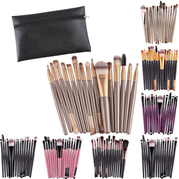 15Pcs Professional Makeup Brushes Set - Thejewellerystyle