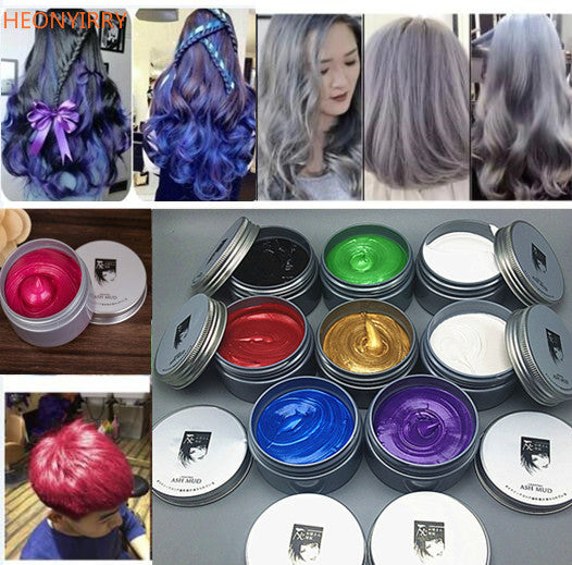 Hair Color Wax Mud Hair Dye Molding - Thejewellerystyle