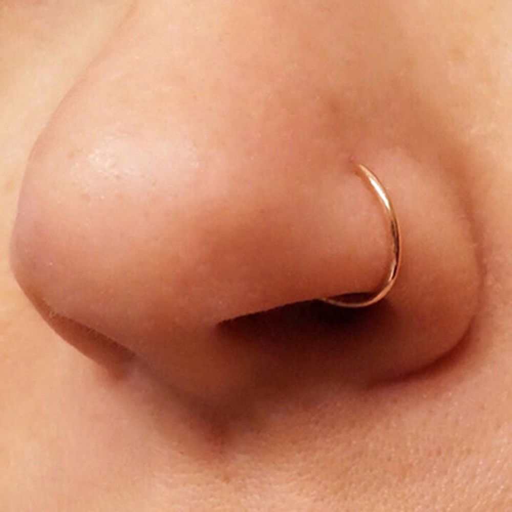 1 Pcs New Arrival Surgical Steel Nose Ring - Thejewellerystyle