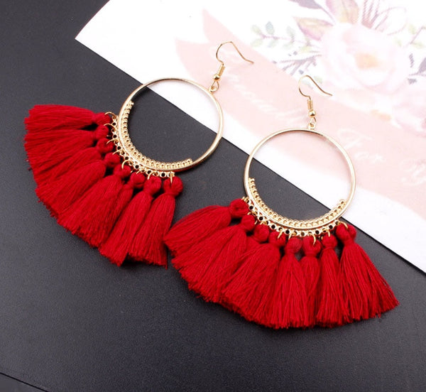 Bohemian Long Tassel Earrings For Women 2018 - Thejewellerystyle