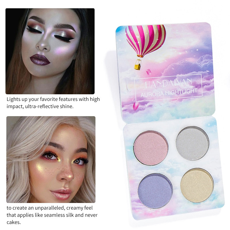 Chameleon Highlighter Palette Makeup - Thejewellerystyle