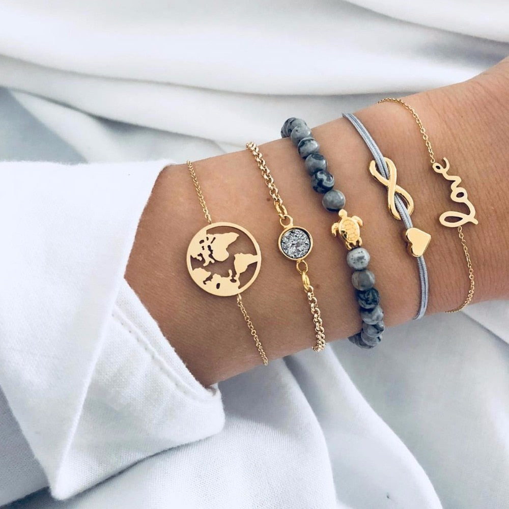 Turtle Charm Bracelets Bangles For Women - Thejewellerystyle