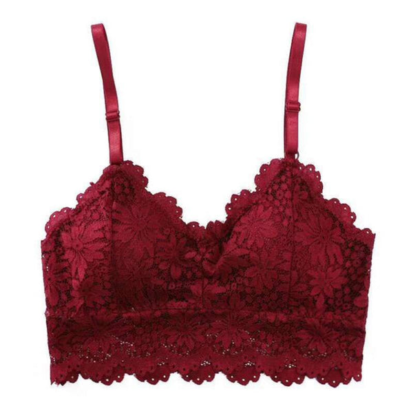 Women Bra Floral Lace Bralette Underwear - Thejewellerystyle