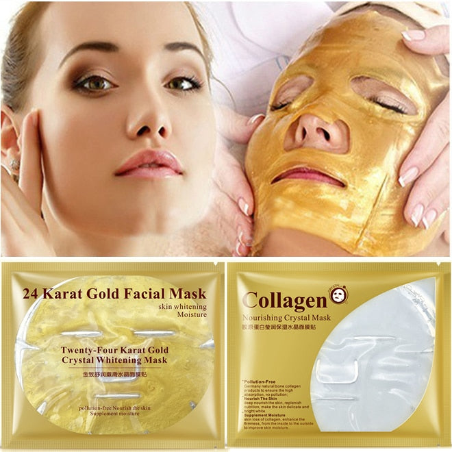 Gold Collagen Face Mask Crystal - Thejewellerystyle