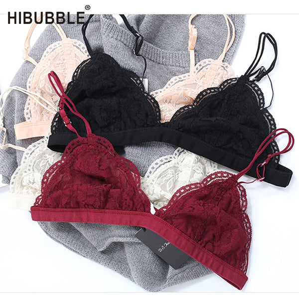 Sexy Lace Bra Unpadded Bralette Wire - Thejewellerystyle