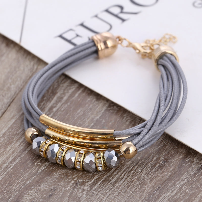 Leather Bracelet for Women - Thejewellerystyle